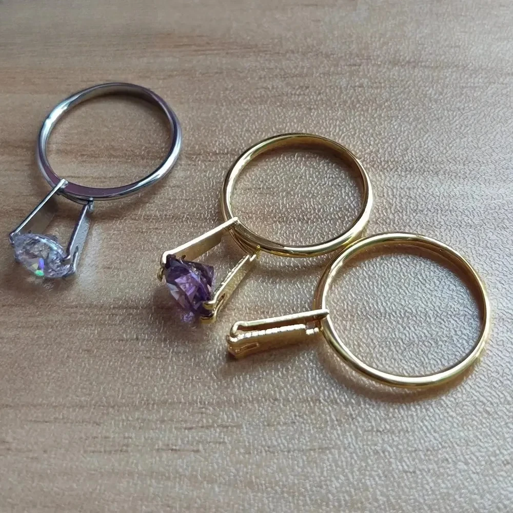 Jewelry Making At Home - Regulowana czterozębna pęseta do kamieni szlachetnych,