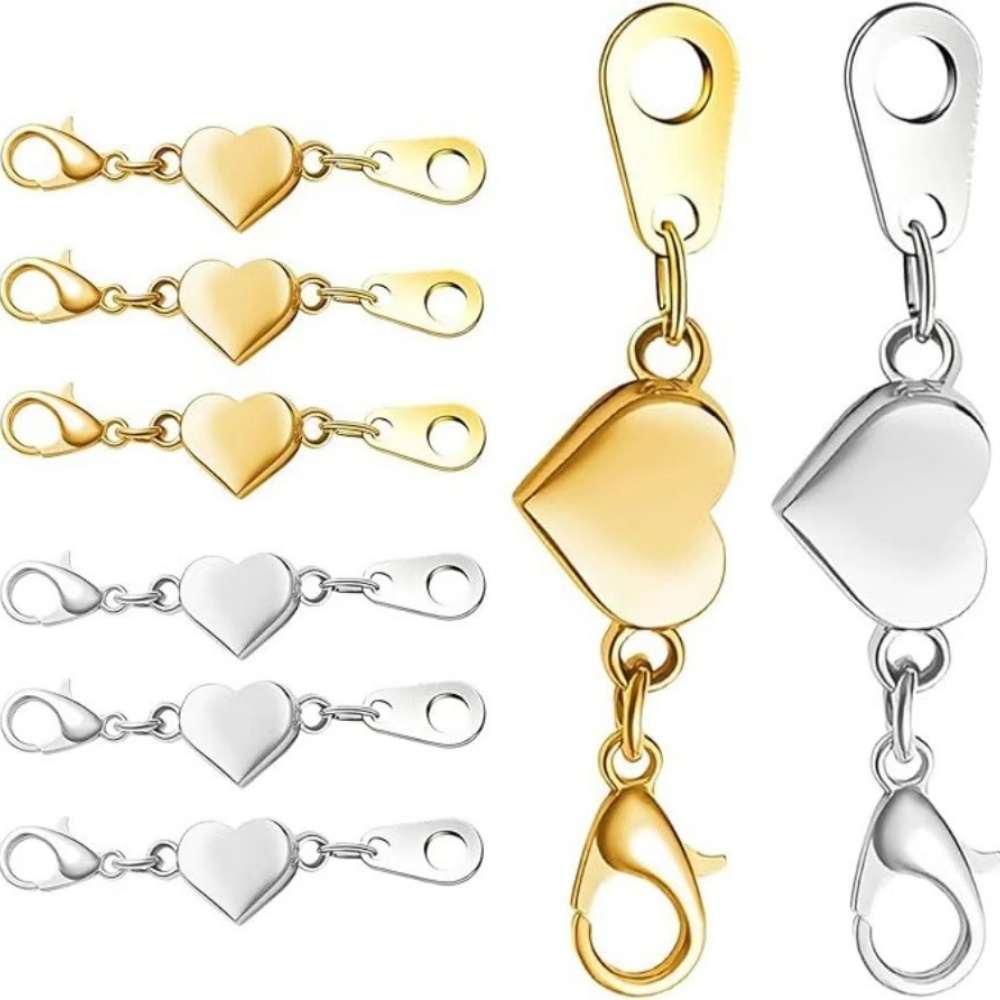 Lobster Clasp Silver - 5 szt. Zapięcia magnetyczne ze stali