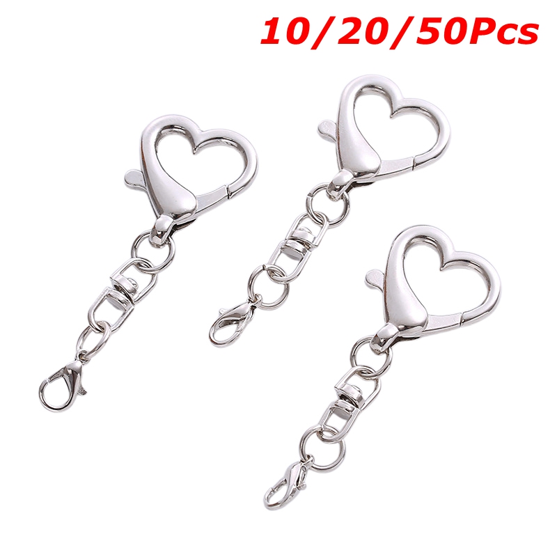 Lobster Clasp Silver - 10/20/50 sztuk Unikalne Zawieszki w Kształcie