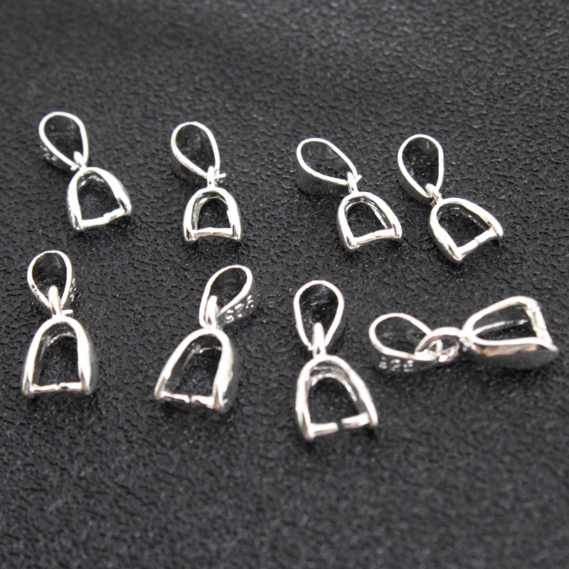 Lobster Clasp Silver - 10 szt. Zawieszki z miedzi platerowanej