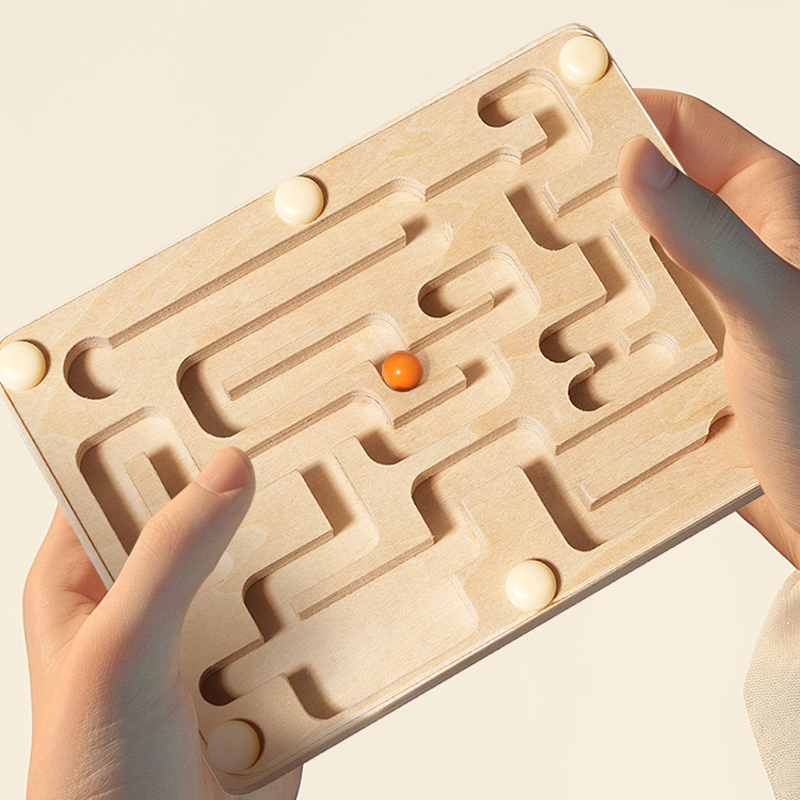 Mały drewniany labirynt z kora – Jewelry Making Board recenzja i cena