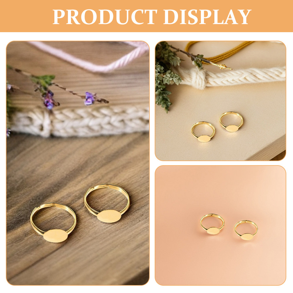 50 sztuk – regulowane puste pi – Jewelry Making Gemstones recenzja i cena