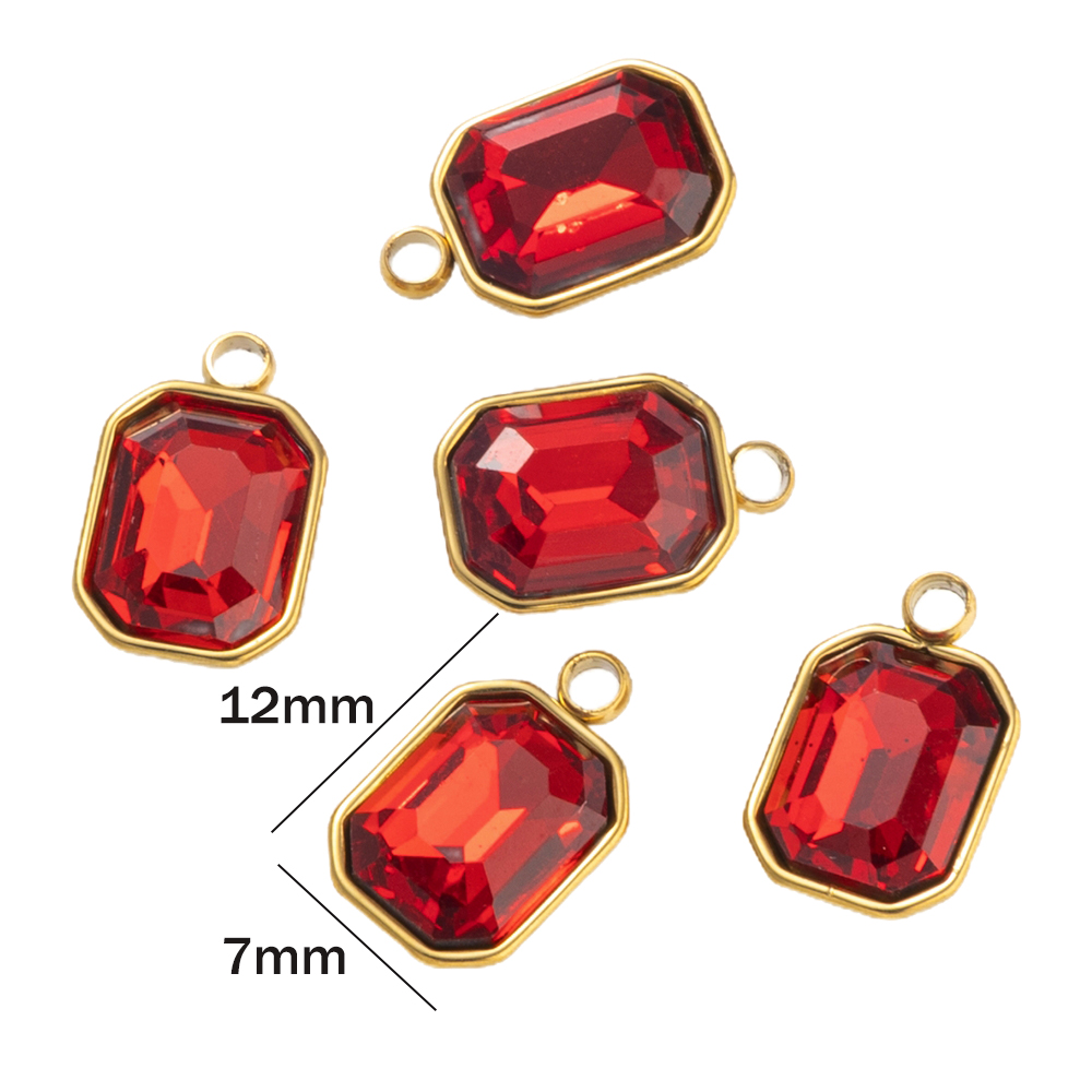 5 szt. Zawieszki ze stali nier – Jewelry Making Gemstones recenzja i cena
