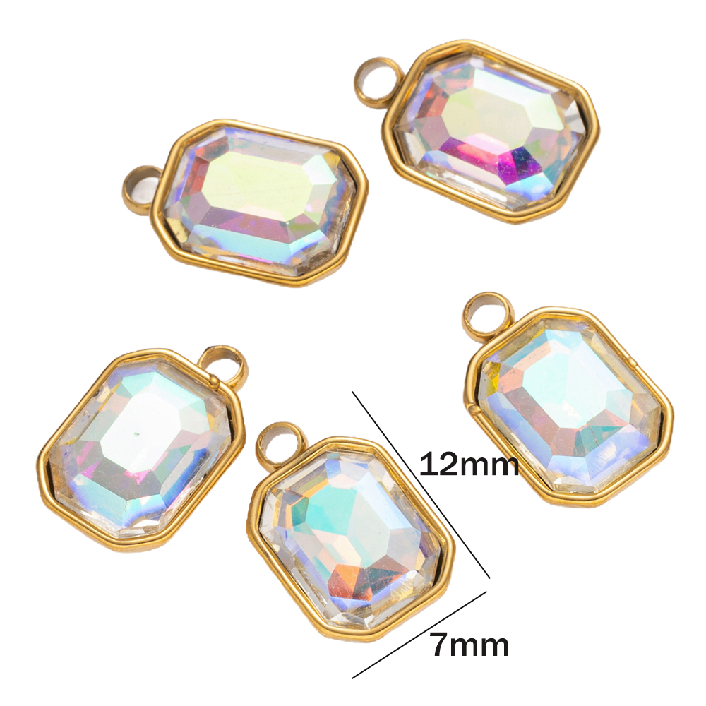 5 szt. Zawieszki ze stali nier – Jewelry Making Gemstones recenzja i cena