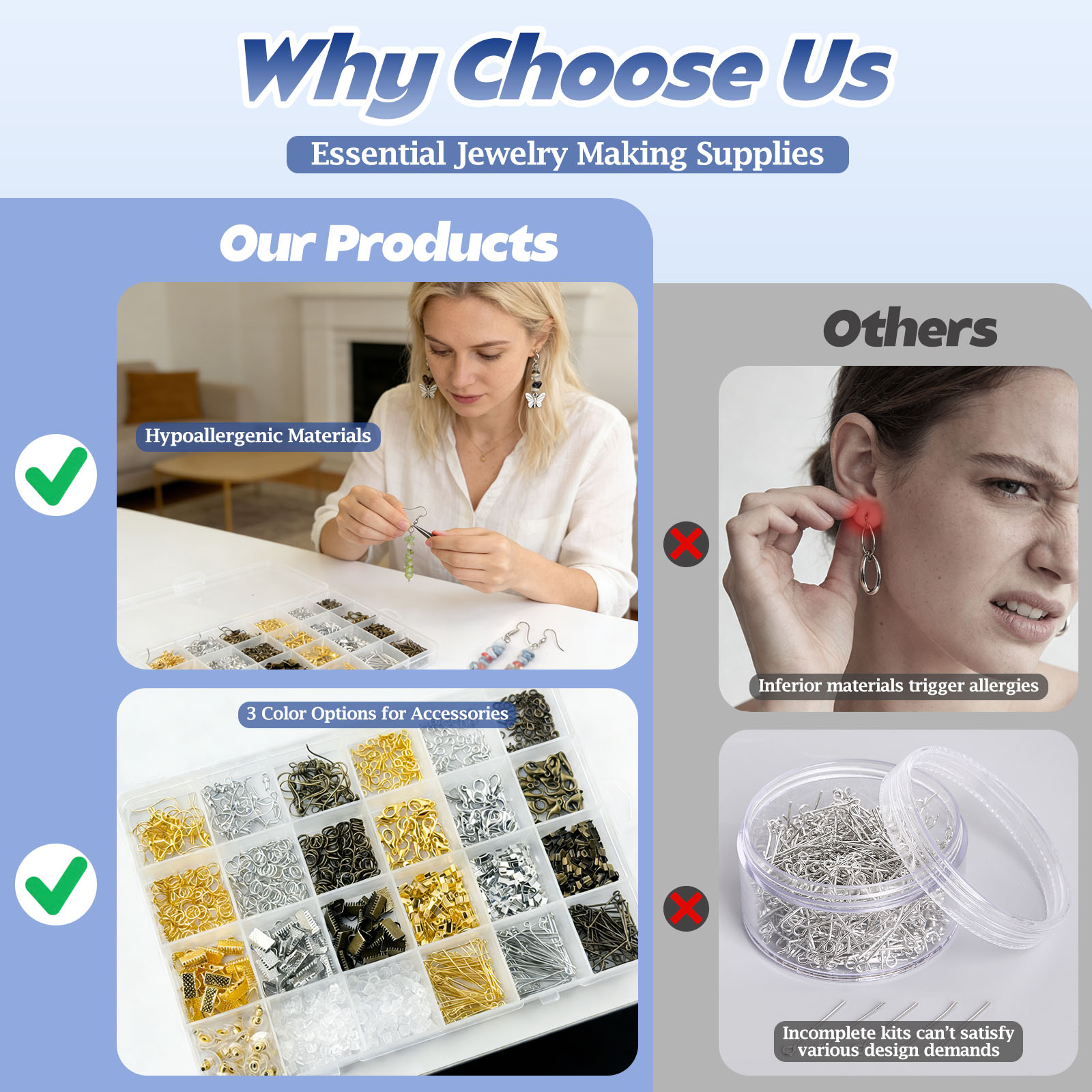 Hipoalergiczny zestaw do tworz – Jewelry Making At Home recenzja i cena