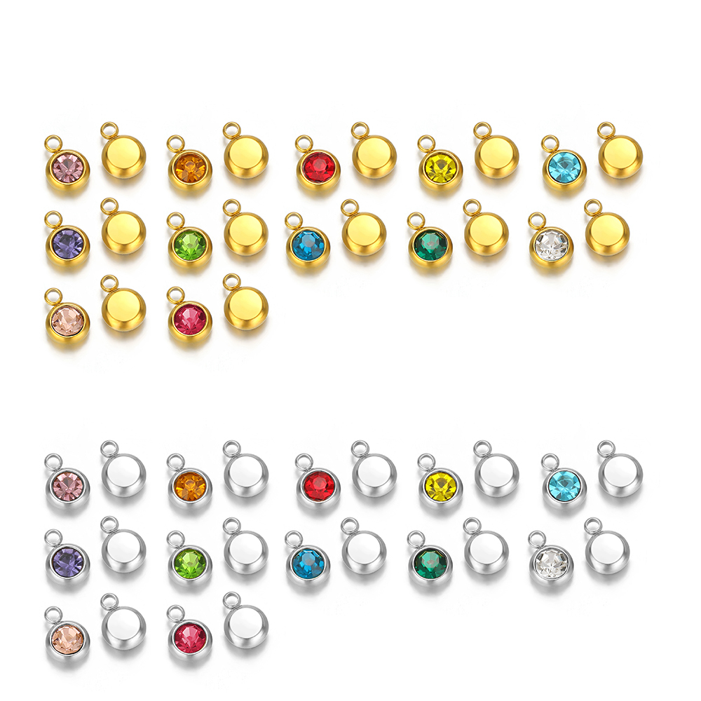 20 szt. Zawieszek z Cyrkoniami – Jewelry Making Gemstones recenzja i cena