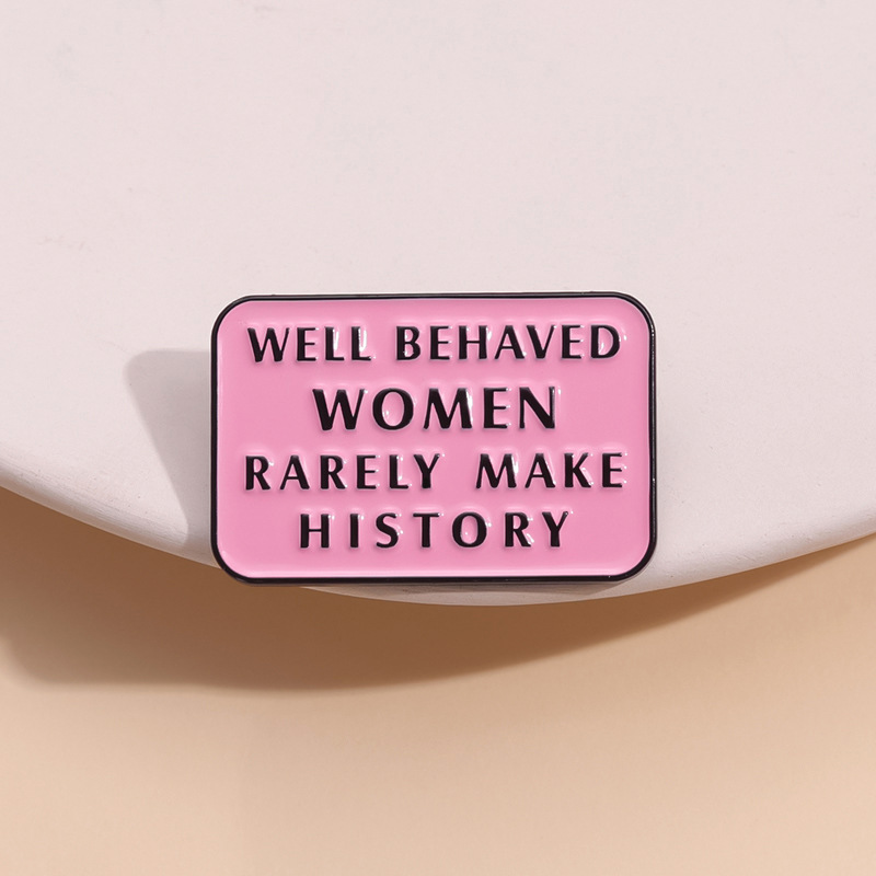 Feministyczne emaliowane szpil – Jewelry Making History recenzja i cena