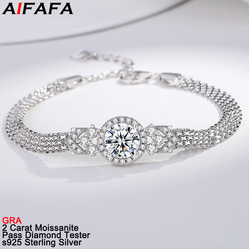 Nowy 2-karatowy kolor D VVS1 M – Lobster Clasp Silver recenzja i cena