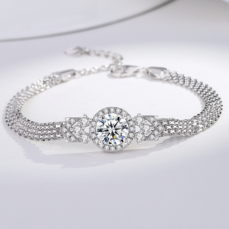 Nowy 2-karatowy kolor D VVS1 M – Lobster Clasp Silver recenzja i cena