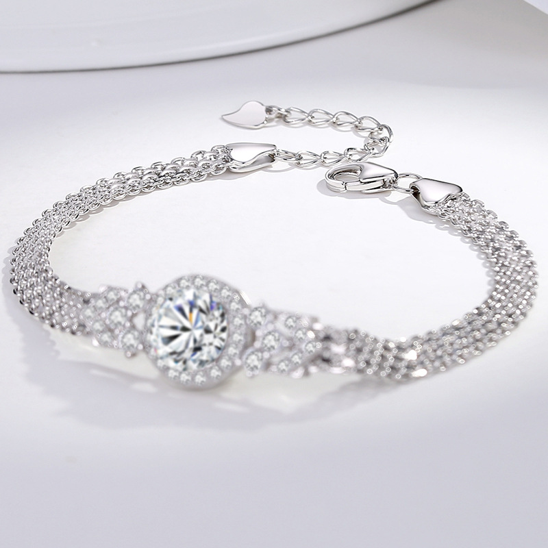 Nowy 2-karatowy kolor D VVS1 M – Lobster Clasp Silver recenzja i cena