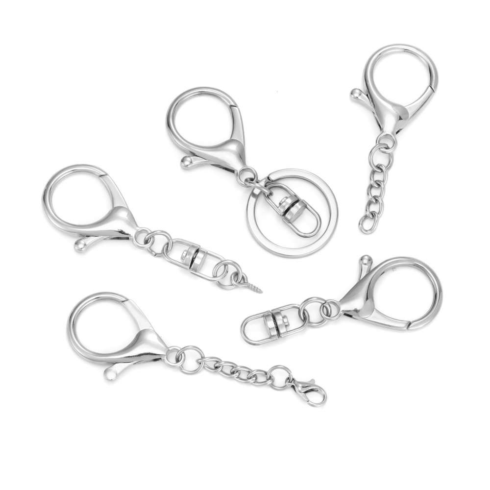 10 szt. Srebrne Duże Karabińcz – Lobster Clasp Silver recenzja i cena