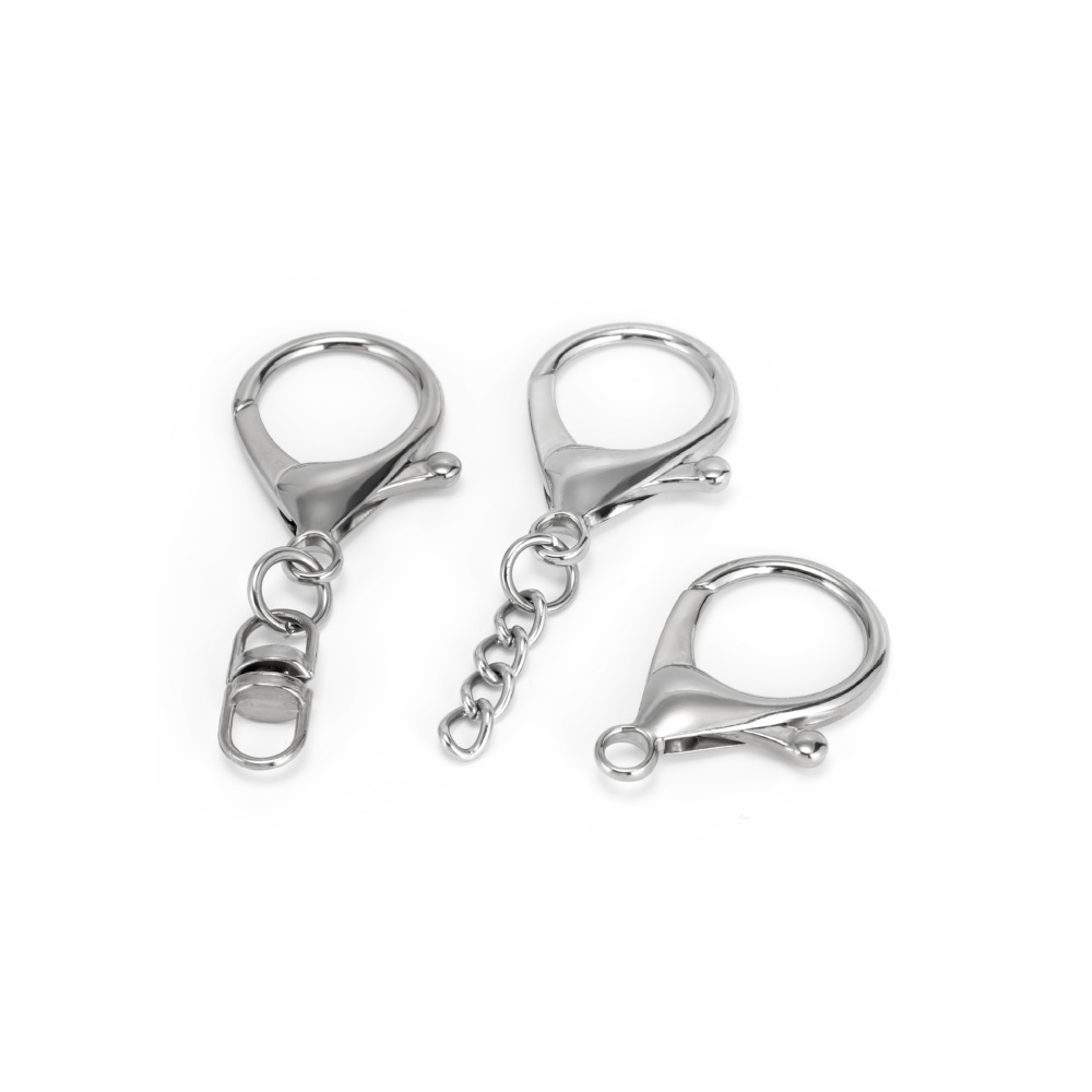 10 szt. Srebrne Duże Karabińcz – Lobster Clasp Silver recenzja i cena